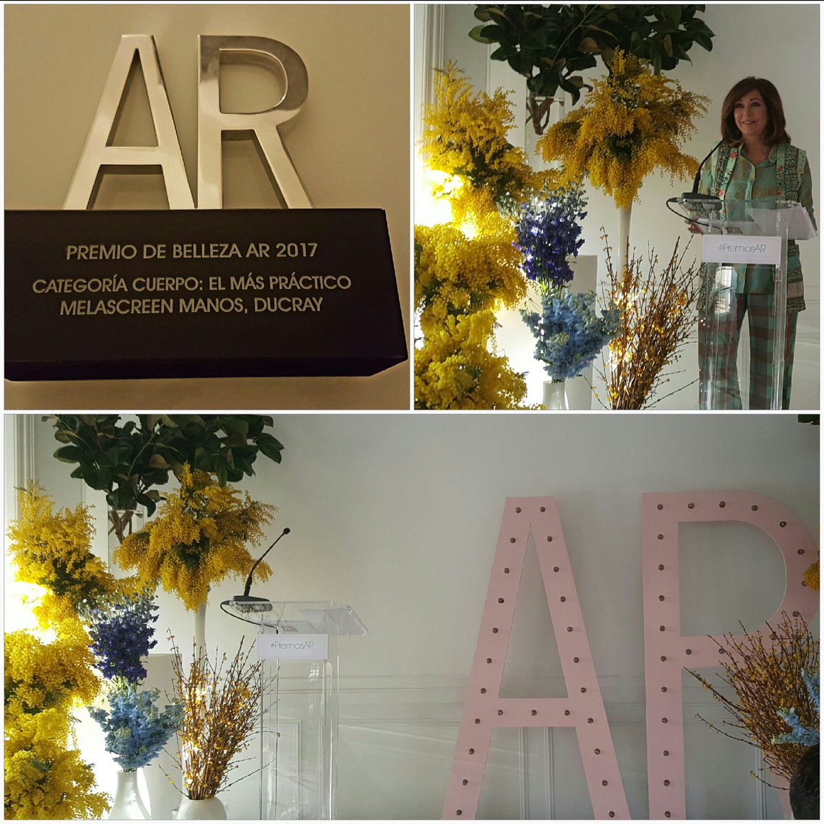 ManuelDirCom's tweet photo. #PremiosAR belleza @revistaAR y sus lectoras reconocen la eficacia de #Melascreen crema de manos #Ducray SPF50+ @anarosaq @PilarGVa Gracias https://t.co/0z8NNWnICK