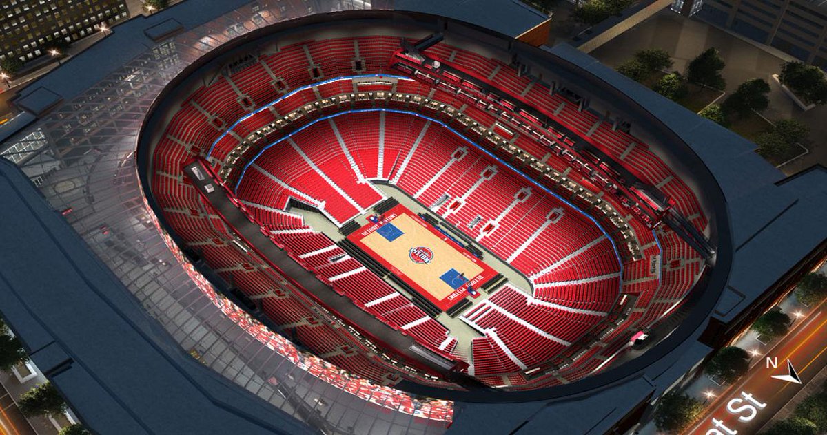 LIPPYTEA's tweet photo. RT @DetroitPistons Get a first look at the #Pistons new home next season! #DetroitBound  - https://t.co/2Bh3cgtl8g https://t.co/GUXL97tJyd