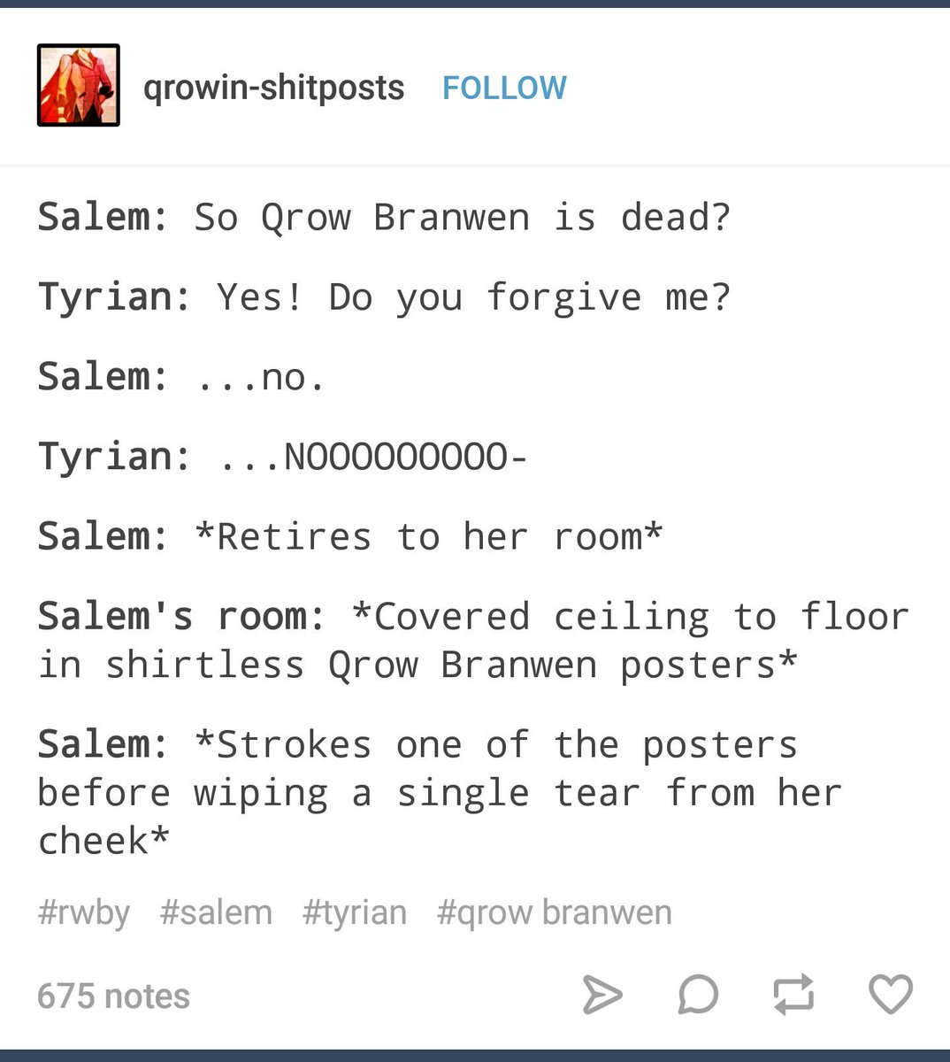 In other news, this week on 'Ripped Straight From Tumblr':