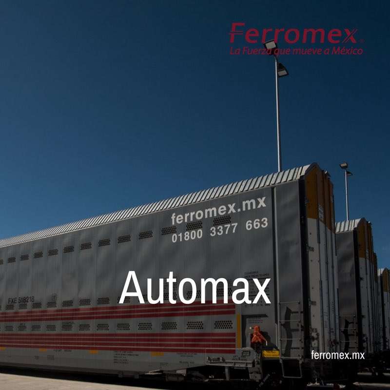 Ferromex's tweet photo. #FerromexLoMueve #Automóviles ¿Cómo lo movemos? #Automax #Binivel #Trinivel En este tipo de equipo transportamos: autos, SUV y camionetas. https://t.co/2w9hmcQUAt