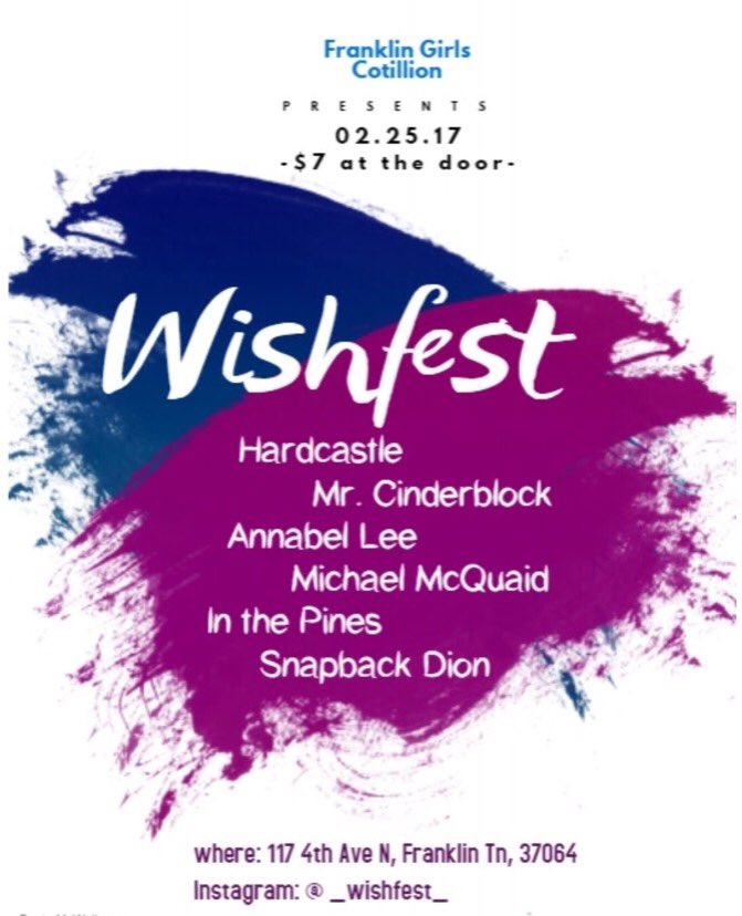 FGC20162017's tweet photo. Please join us THIS Saturday for the 2nd Annual Wishfest!! All proceeds go to the Make a Wish Foundation💜 https://t.co/Z7RZNzRPI8