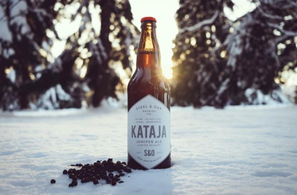 #CRAFTBEER: Kataja Juniper Ale by @steelandoak is made using a variety of grains for a smooth #beer w/ a gin-type bitterness.