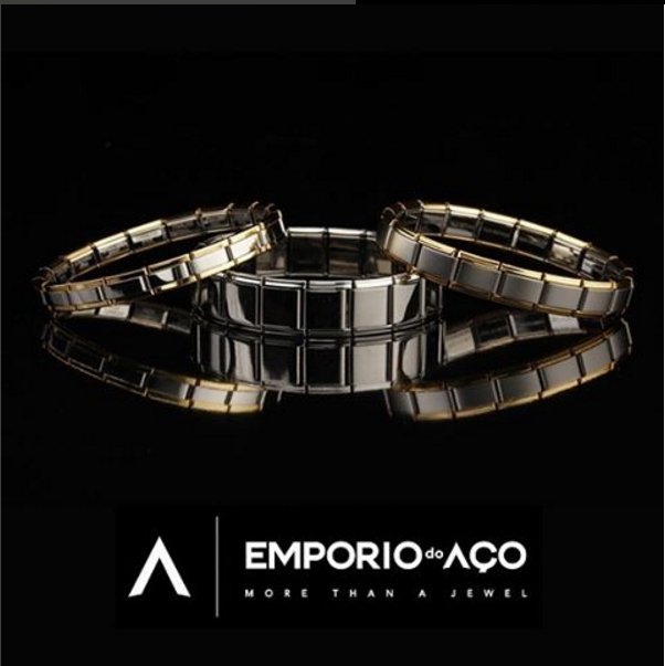 Você pode usar com relógio ou com outra pulseira. Uma peça coringa para te acompanhar em todos os momentos. 
 Piso 1 próximo à Renner.