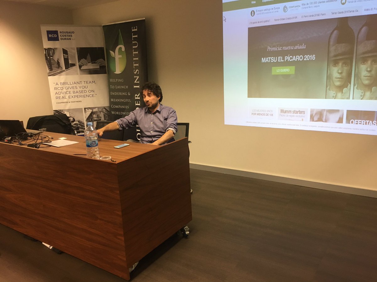 <a href="/nicobour/">Nico Bour</a> de <a href="/uvinum/">uvinum</a> comparte en <a href="/foundingEs/">Founder Institute Es</a> su experiencia en fundraising. En @RCDslp con <a href="/ursrothmayr/">Urs Rothmayr</a> @josepdarnes