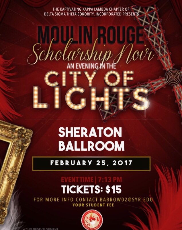 Get your tickets NOW at the Schine box office!! Email babrow02@syr.edu if you would like to reserve a table!