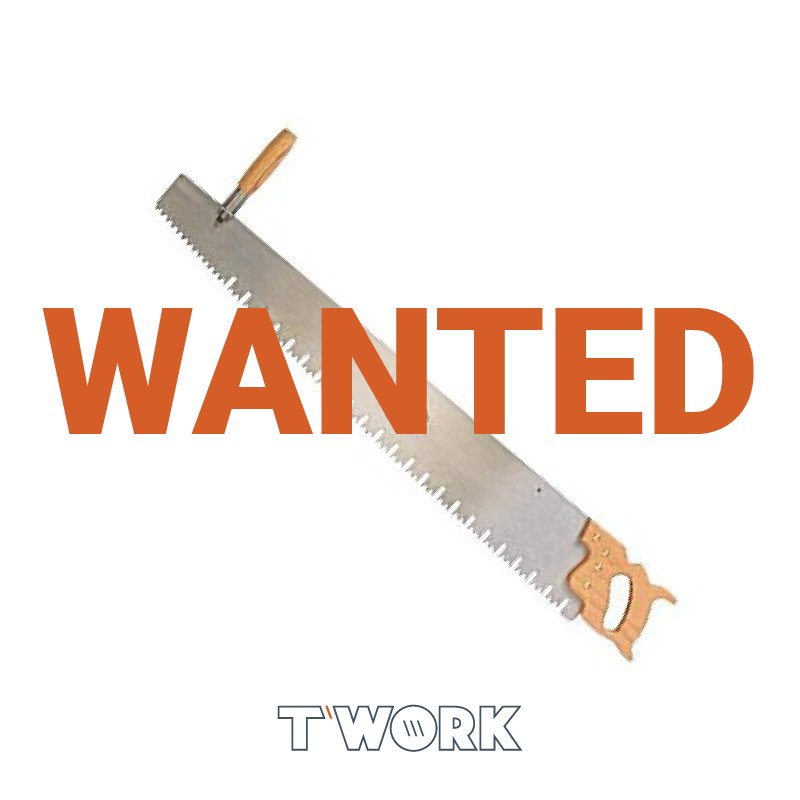 get_twork's tweet image. Looking for a crosscut saw, 30 inches or greater in length.  Let us know if you have one and make some $$$ by renting it out today!