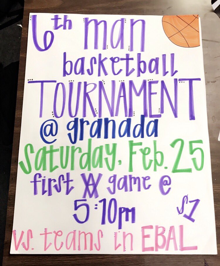 taysowers's tweet photo. Come support your AV 6th Man team play Saturday, Feb. 25th @ GRANADA High School @ 5pm! 🤑🏀💦😈 https://t.co/SMq9nyxqqX