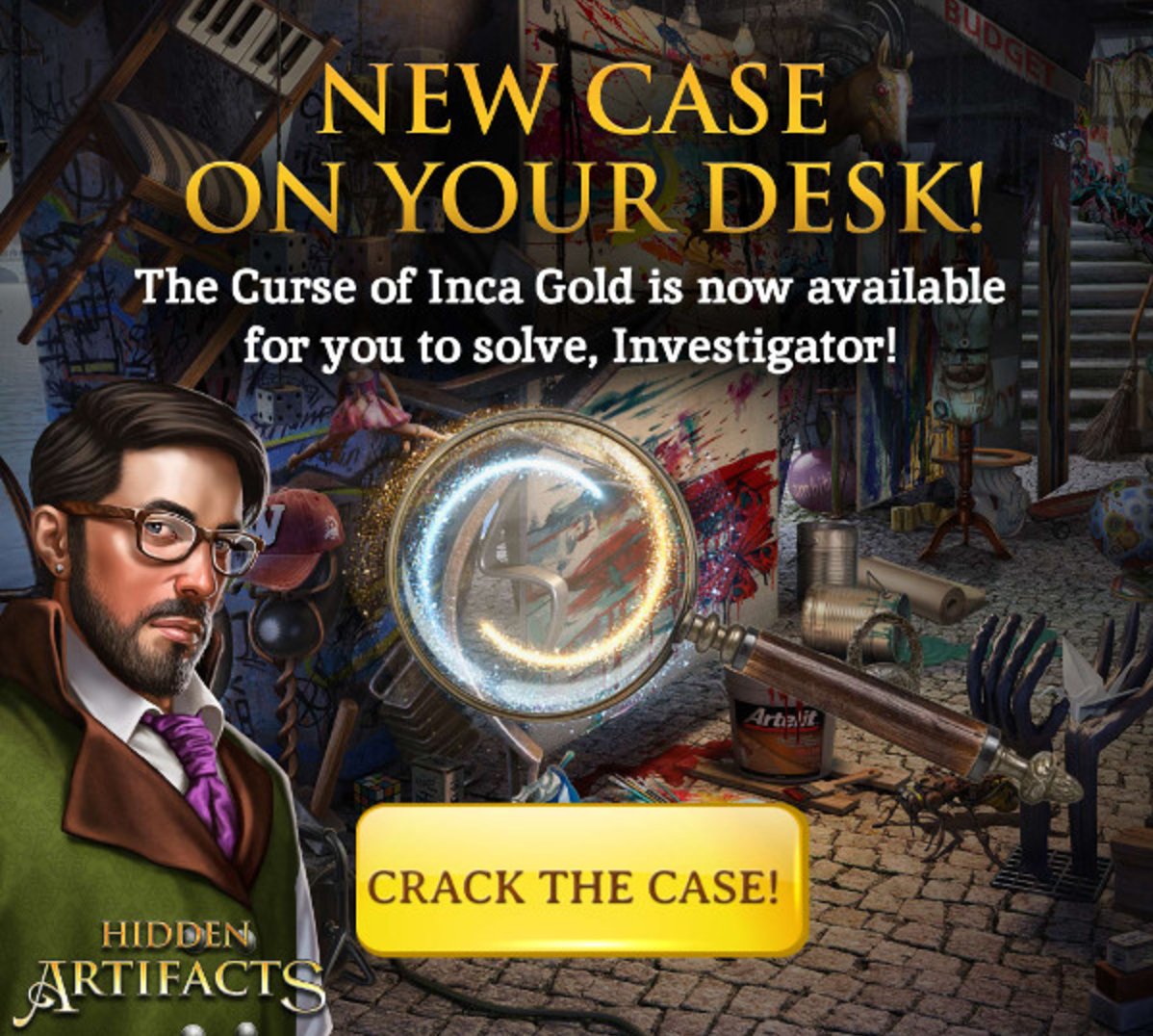 Just so hard to get any *real* work done when there are new #HiddenArtifacts cases to solve! 
#HOPA #HiddenObjects