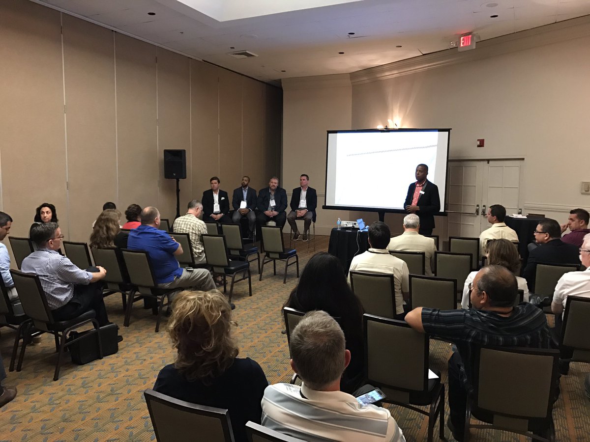 pryfogle's tweet photo. @CloudEvnglst bringing it at the #CCaaS breakout @IntelisysCorp #mindshareFL love to have this brand new voice in the mix https://t.co/gPUnlrO0wL