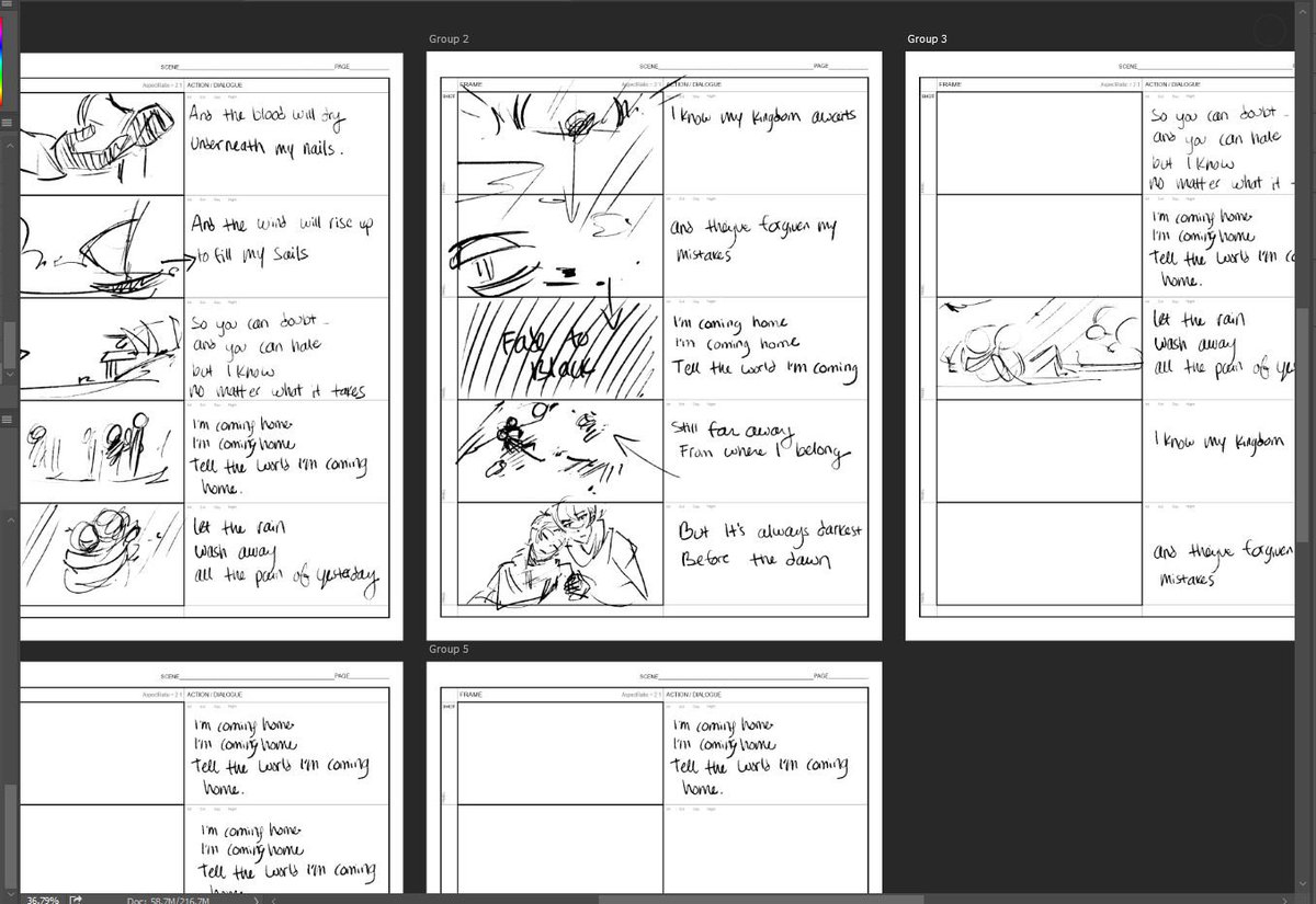 I have discovered the magical world of artboards, also klangst incoming 