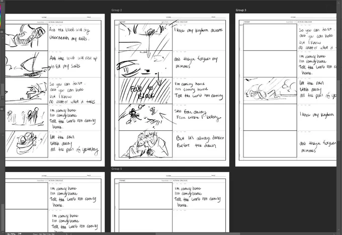 I have discovered the magical world of artboards, also klangst incoming 