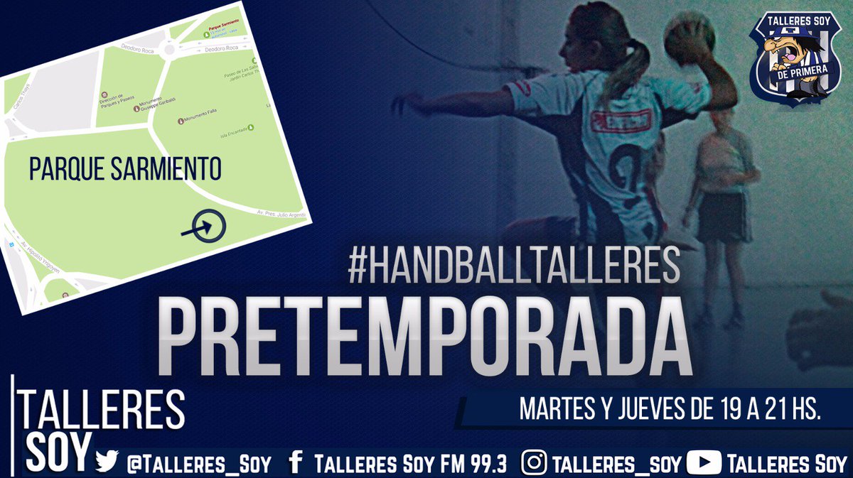 #HandballTalleres | #Talleres retoma la pretemporada. Mirá como podes sumarte al handball de la "T" por <a href="/MartinMC18/">Martín Campillay</a>👉🏼goo.gl/6LDpLw