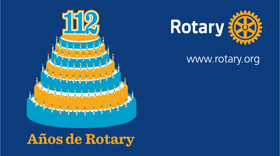 El 23 de febrero, Rotary cumple 112 años. Dinos cómo lo celebrará tu club. p.ctx.ly/r/3msg