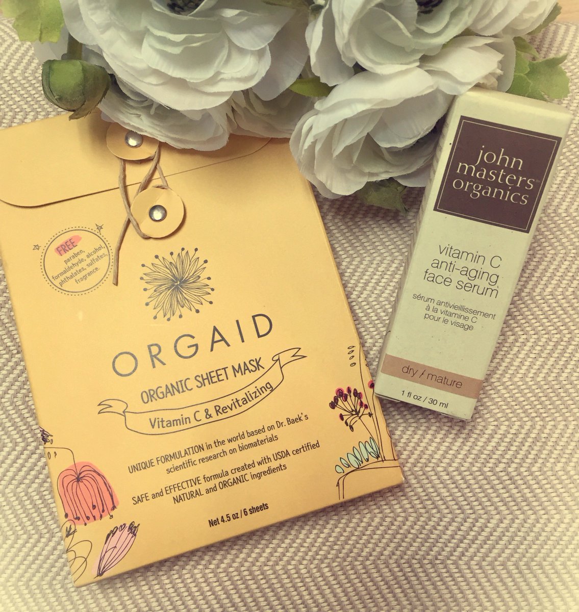 A powerhouse combo from <a href="/theorgaid/">ORGAID</a> and <a href="/JohnMastersNYC/">John Masters</a> to fight wrinkles, sun damage, and age spots!