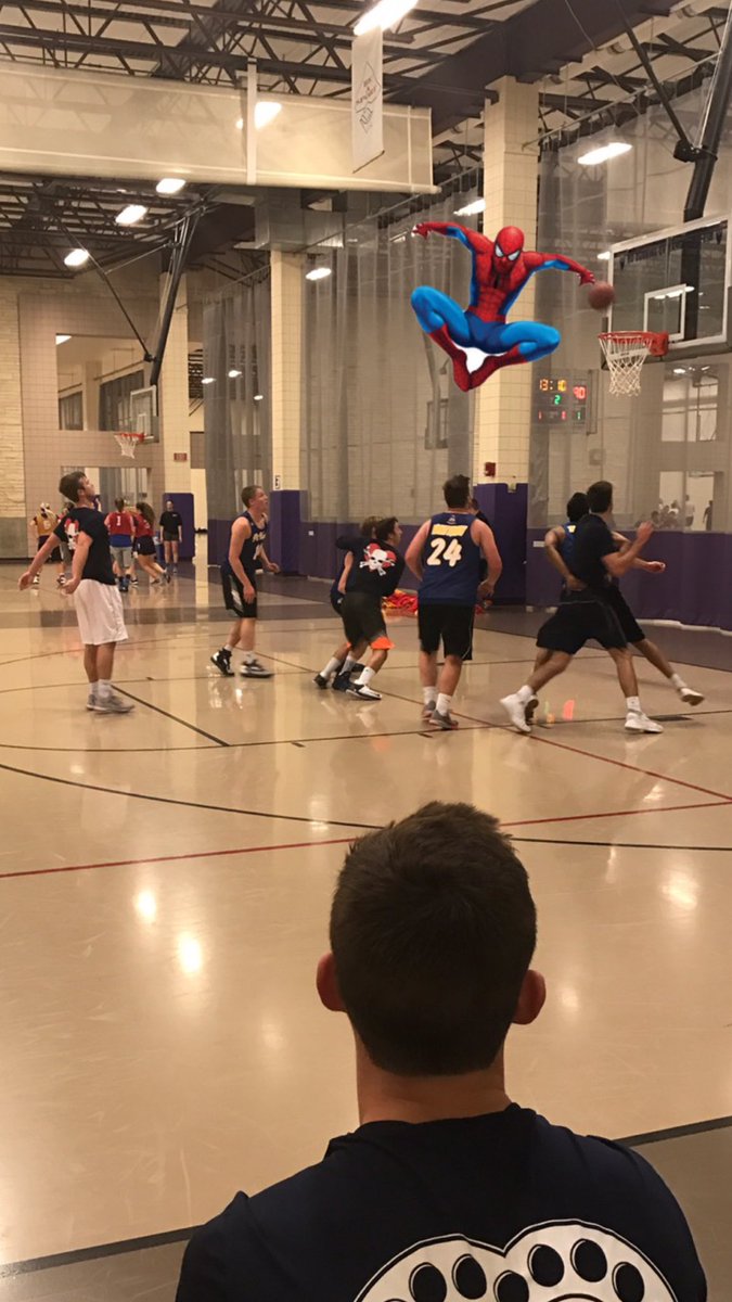SigEp_KSBeta's tweet photo. SigEp wins 53-28, completing the regular season undefeated with the help of our hero Spider-Man!  @KSUGW #teamspiderman #greekweekheroes https://t.co/IrmEYh7Wyo