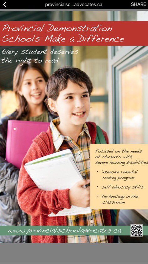 SaveProvSchools's tweet photo. You you know a student that reads well below grade level? Ask about Ontario Provincial Demonstration schools https://t.co/Uoc9SOsKW8