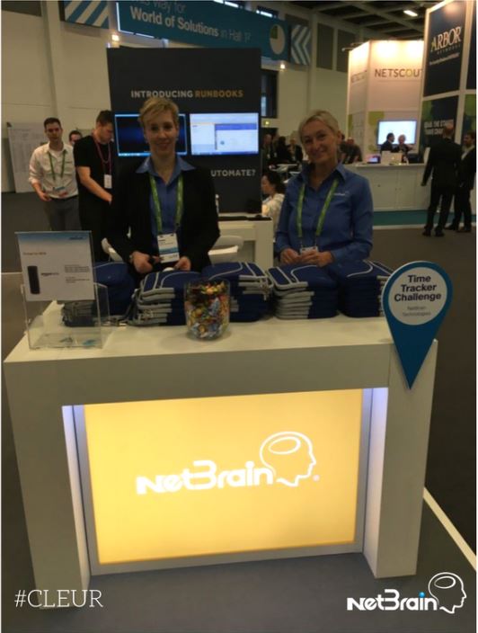 NetBrainTech's tweet photo. Have questions? Looking for another demo? Find us at booth # G9, we're happy to help! #CLEUR #NetBrainOnTheMap https://t.co/A5i83FtW3K