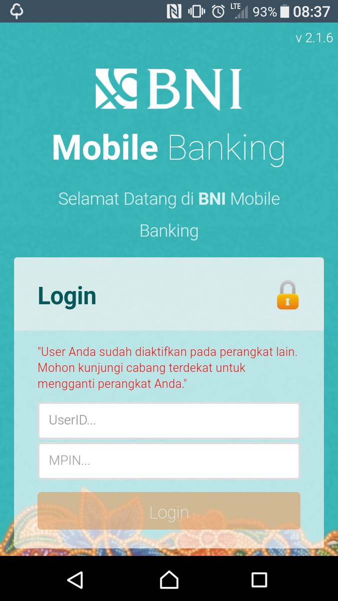 rumyrumpy's tweet photo. @BNI oia satu lagi. Aplikasi mobile bankingnya kenapa sering gangguan ya? Jadi aja sy hrs bolak balik ke cs bni https://t.co/sxBq2nq7ro