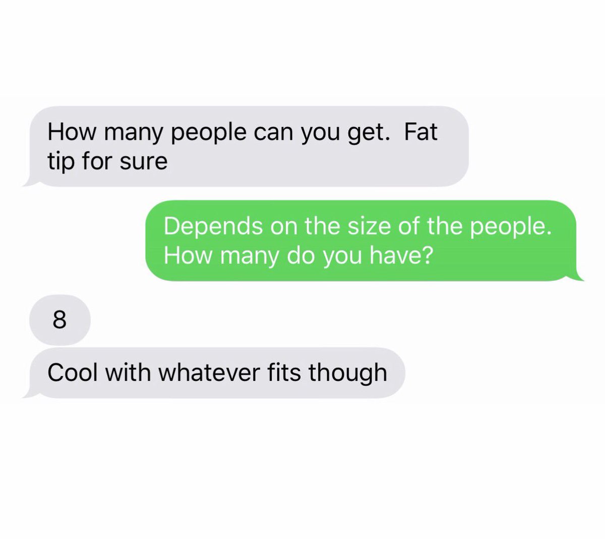 DriveDSM's tweet image. I'm guessing he's cool with it because he won't be one of the two left behind. #fattipmyass #uber #desmoines #iowa #rideshare