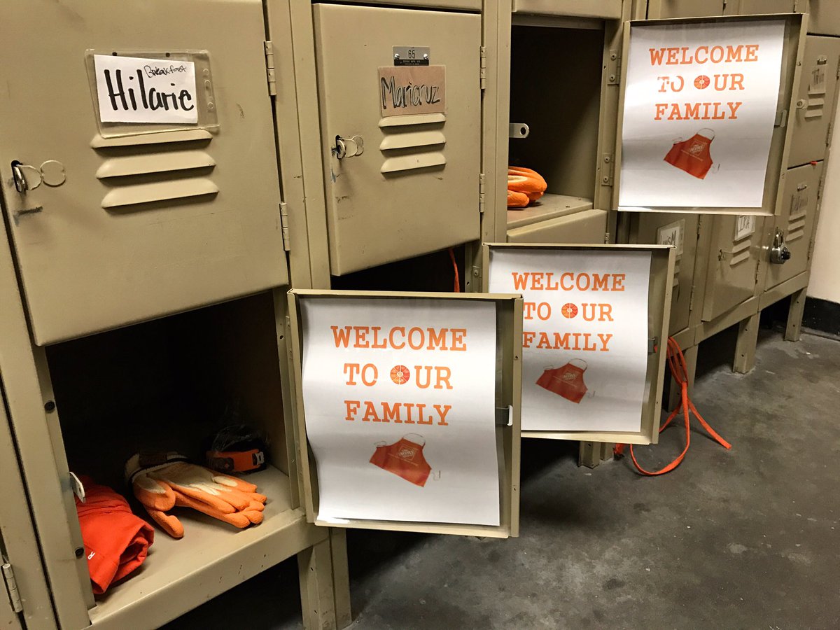 It's Spring Hiring Season! Look at the nice New Hire Lockers Analee and Rosa put together! Just missing the HD mugs with goodies! #swbest