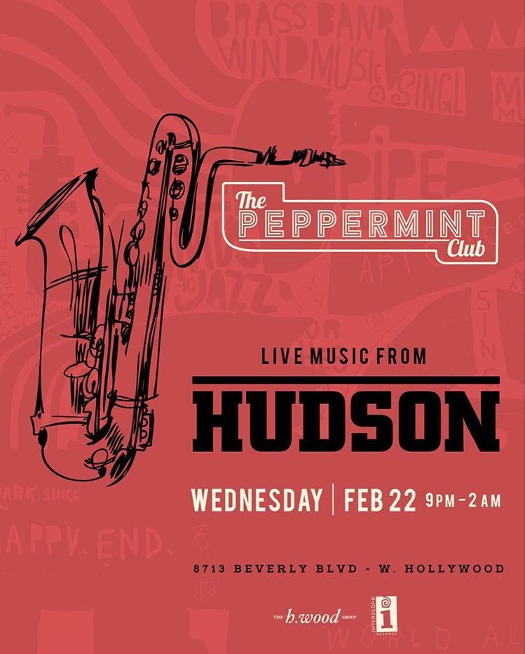Some fresh tunes for your humpday. | Come by tomorrow for sounds by <a href="/HUDSONtheband/">HUDSON</a>. Doors open at 9pm. #ThePeppermintClub
