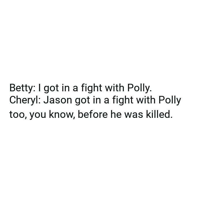 Cheryl Blossom Says (@cherylbsays) on Twitter photo 