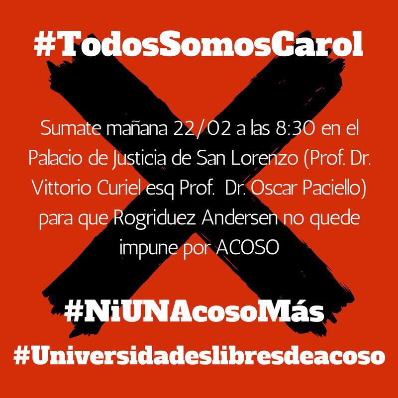 decile_gracias's tweet photo. #TodosSomosCarol #acosoSexual #RodriguezAndersen https://t.co/knUGc3oQta