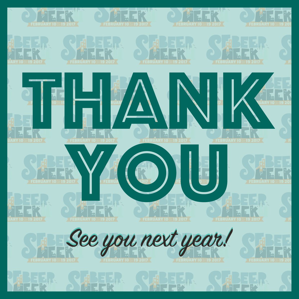 sfbeerweek's tweet photo. 1/2 - A huge THANK YOU to everyone who helped make #SFBeerWeek2017 such an awesome & special time! We can't wait for 2018 🍻 #10thAnniversary https://t.co/e4GZoiUPAR