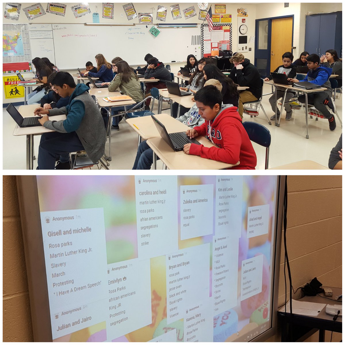 cgonzalezrlms's tweet photo. Brainstorming on @padlet everything they know about the Civil Rights Movement. https://t.co/QY5su9z2PJ