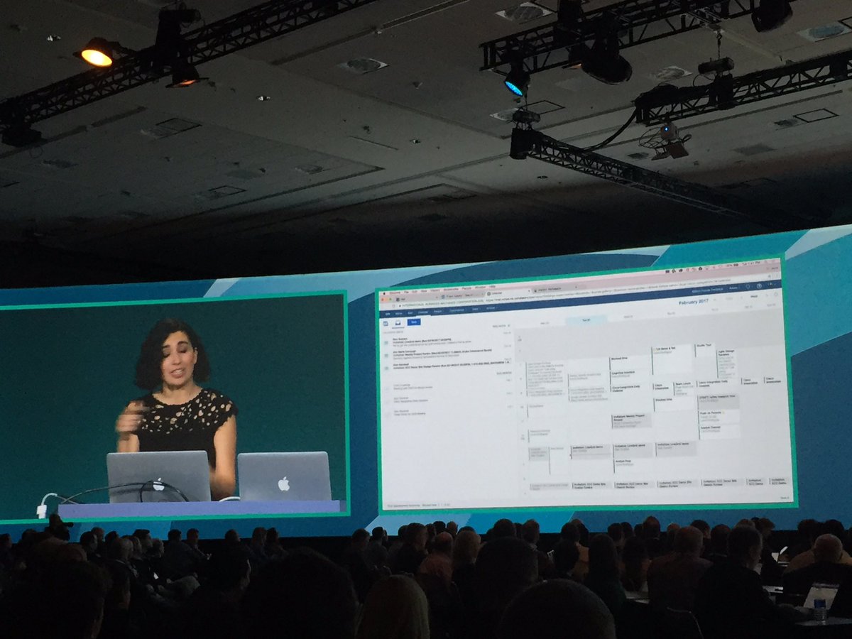 creckling's tweet photo. @lrodbailey doing the killer calendar demo on stage. #ibmconnect https://t.co/D5wSru3D5o