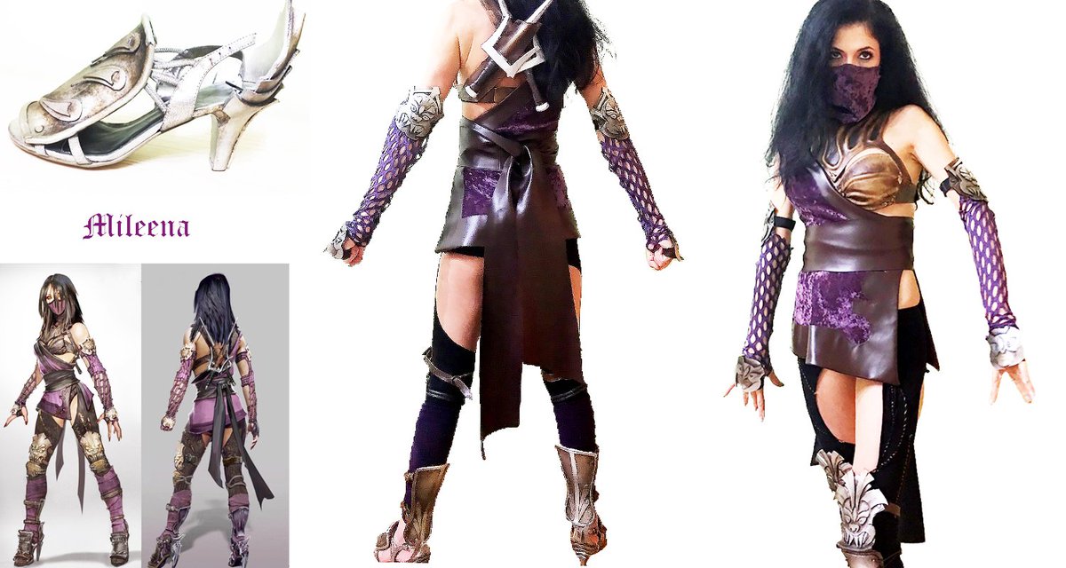 MK Scorpion and Mileena cosplay costumes and accessories. https://www.etsy....