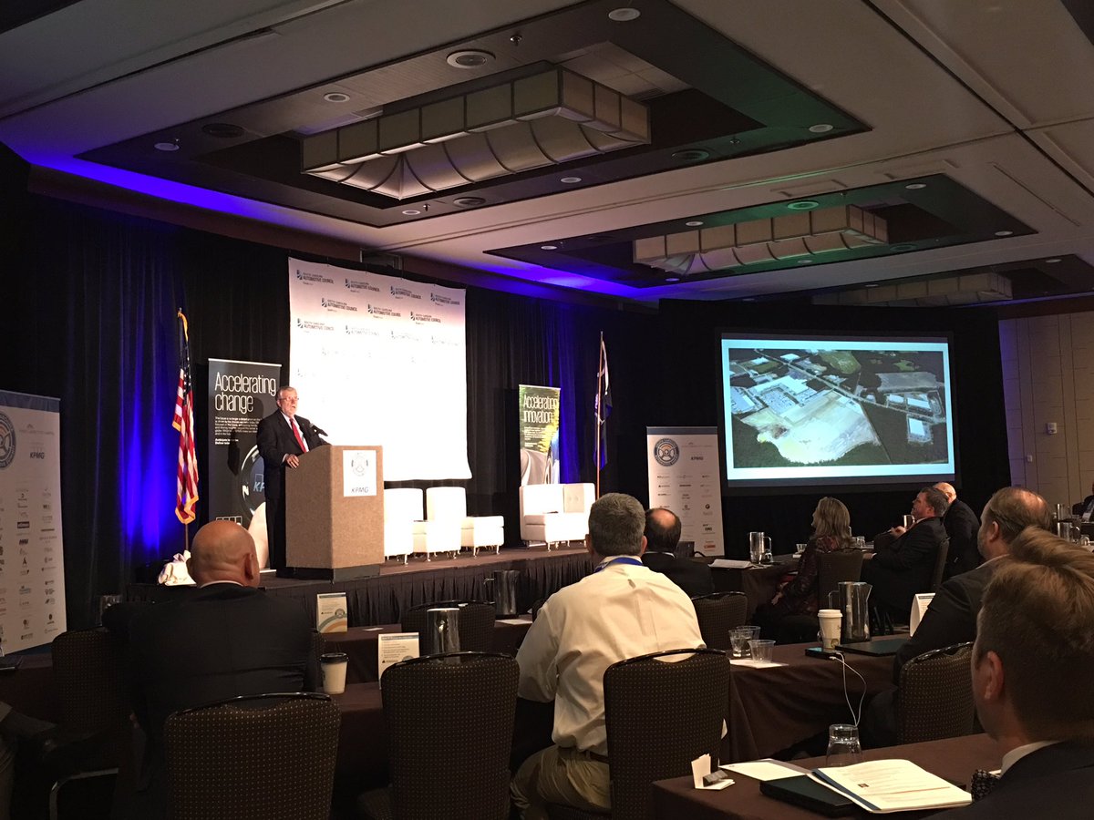 SCUpstate's tweet photo. "SC is the largest producer of export cars in the United States, & we lead in export of tires." @SCcommerce Sec. Bobby Hitt #SCAutoSum2017 https://t.co/xHaxuqbkwG
