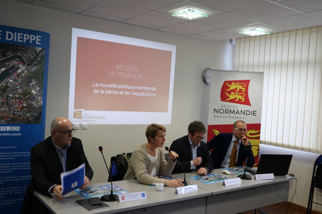 Thierry_Duliere's tweet photo. Avec Clotilde #Eudier et @LefrancoisXv pour présenter la nouvelle politique de la pêche de @RegionNormandie https://t.co/O9v1GigdDI