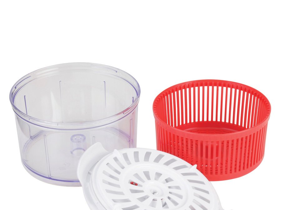Mini salad spinner