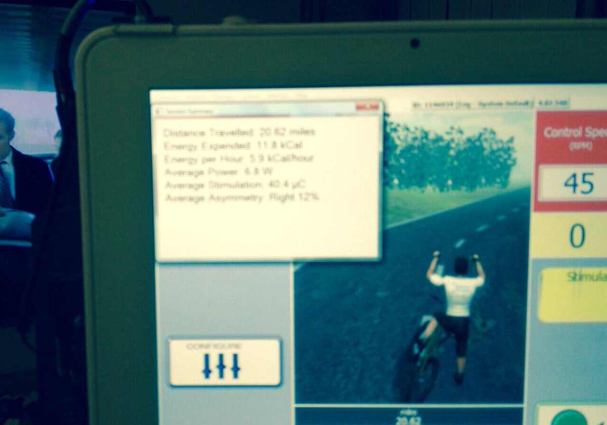 benwimbushSCORD's tweet photo. 20mile #FESmarathon training ride Myfitness is really starting to come back  Standing Frame &amp; Upper body tomorrow #InspirethemRetweetTuesday https://t.co/Q6Tu8ulKgE