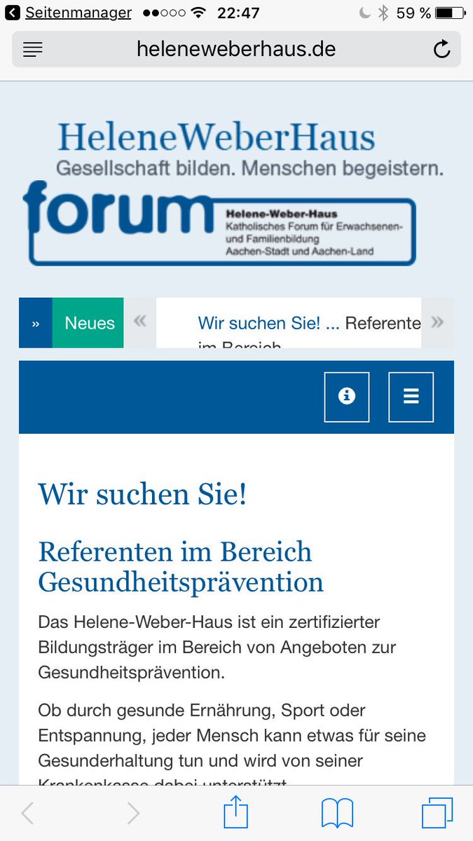 Helene Weber Haus On Twitter Referenten Innen Im Bereich