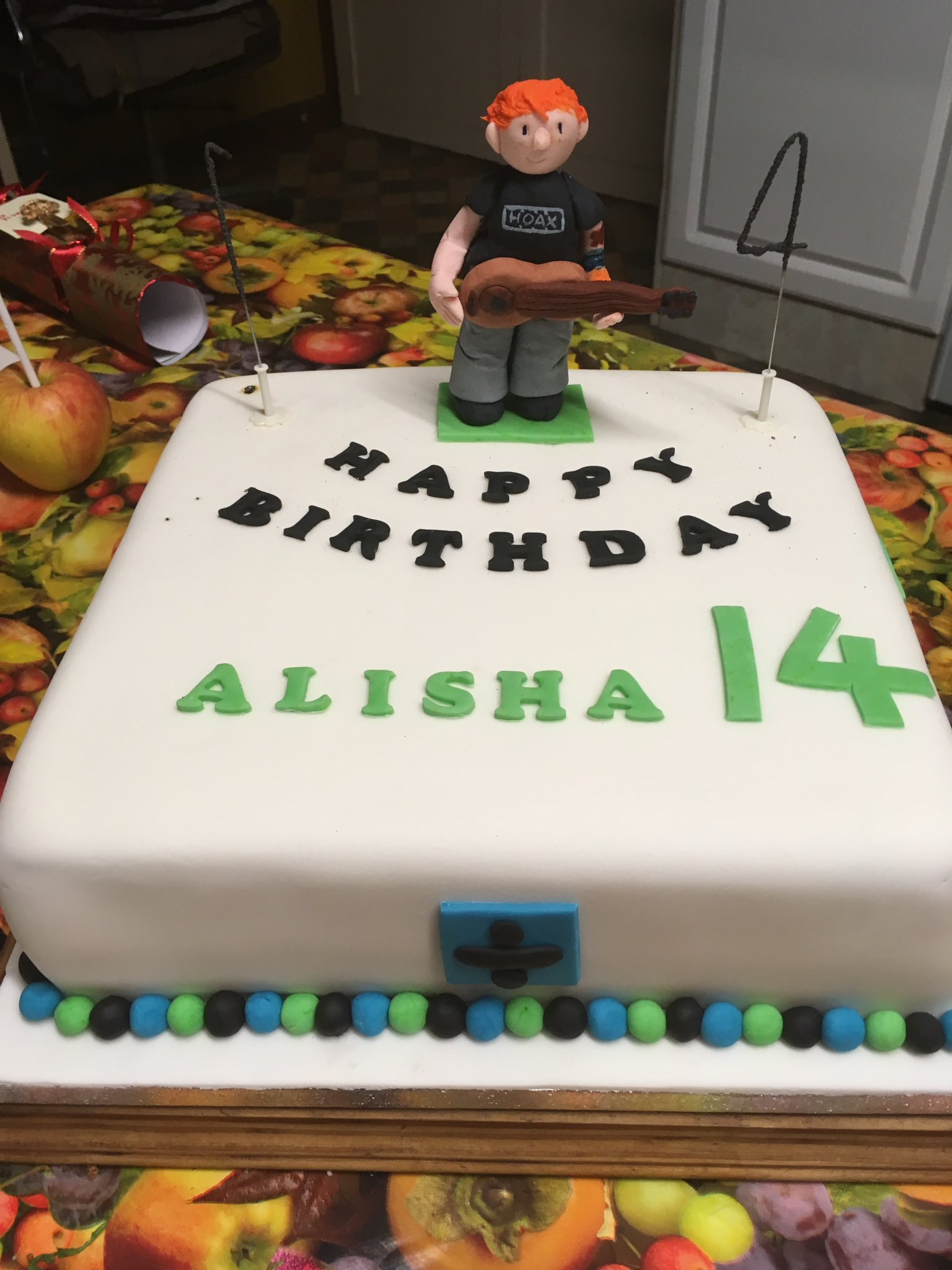  My daughter\s 14th Birthday today! Loves Ed Sheeran so this was a must! Happy Birthday Alisha   