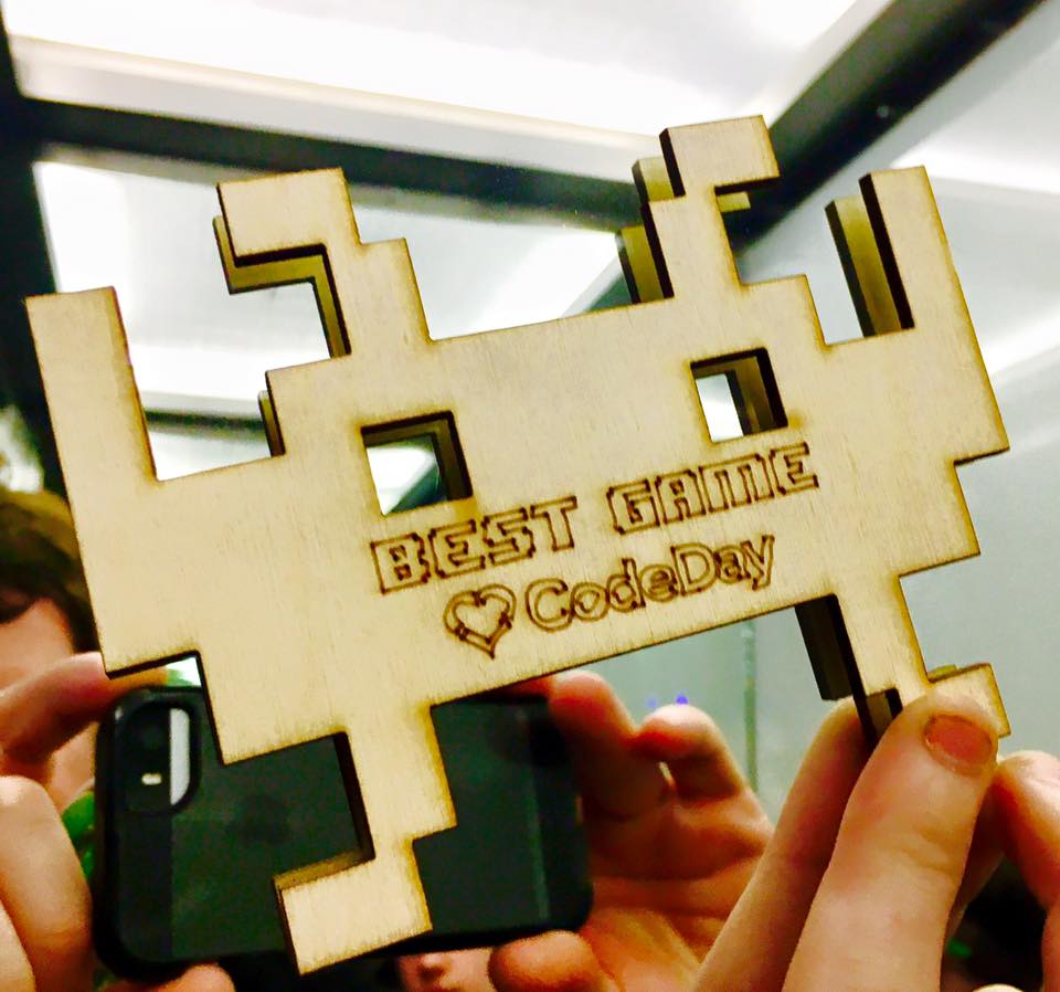 wearestudentinc's tweet photo. Congrats to Black Hats Games, incl several youth entrepreneurs from #CovingtonMS for best game win @ #CodeDayDallas ! #AISDproud #STEM https://t.co/TadbFR2hVo