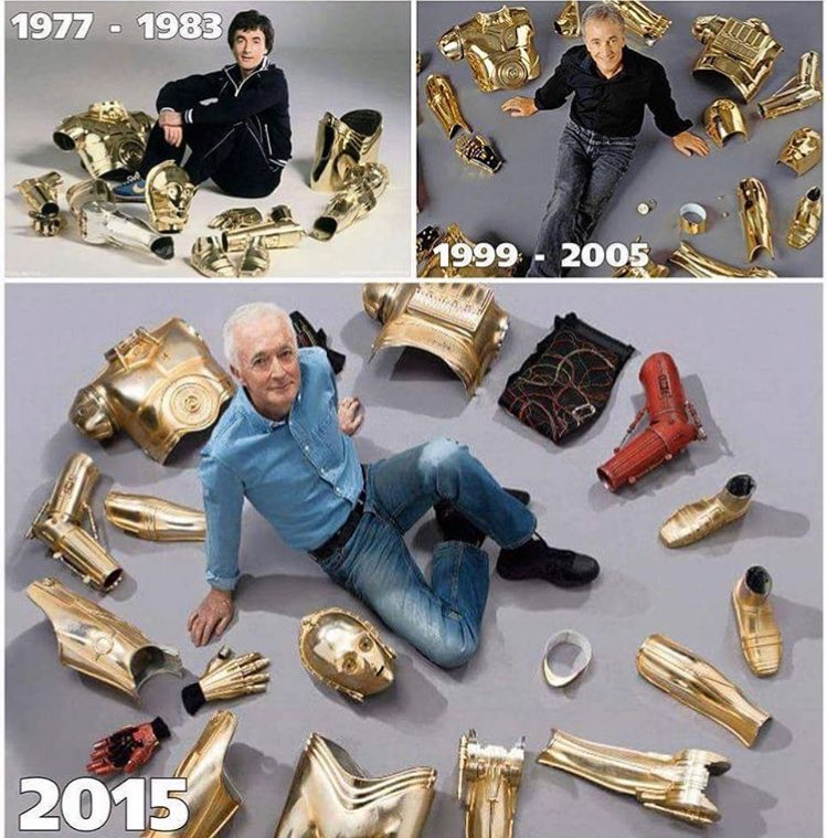 Happy 71st birthday to the man behind the shiny gold armor, Anthony Daniels! 