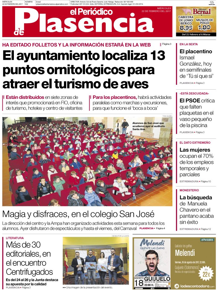EPExtremadura's tweet photo. Las portadas del miércoles https://t.co/1xrqyKNvU8
