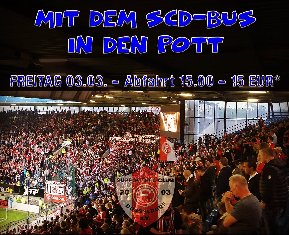 SCD2003eV's tweet photo. Noch Plätze im SCD-Bus frei! Buchbar über https://t.co/qe4hjBeUIq, im Laden od. am Arena-Fanstand. Stehplatzkarte dazu möglich. #BOCF95 #F95 https://t.co/WwsFshYpRk
