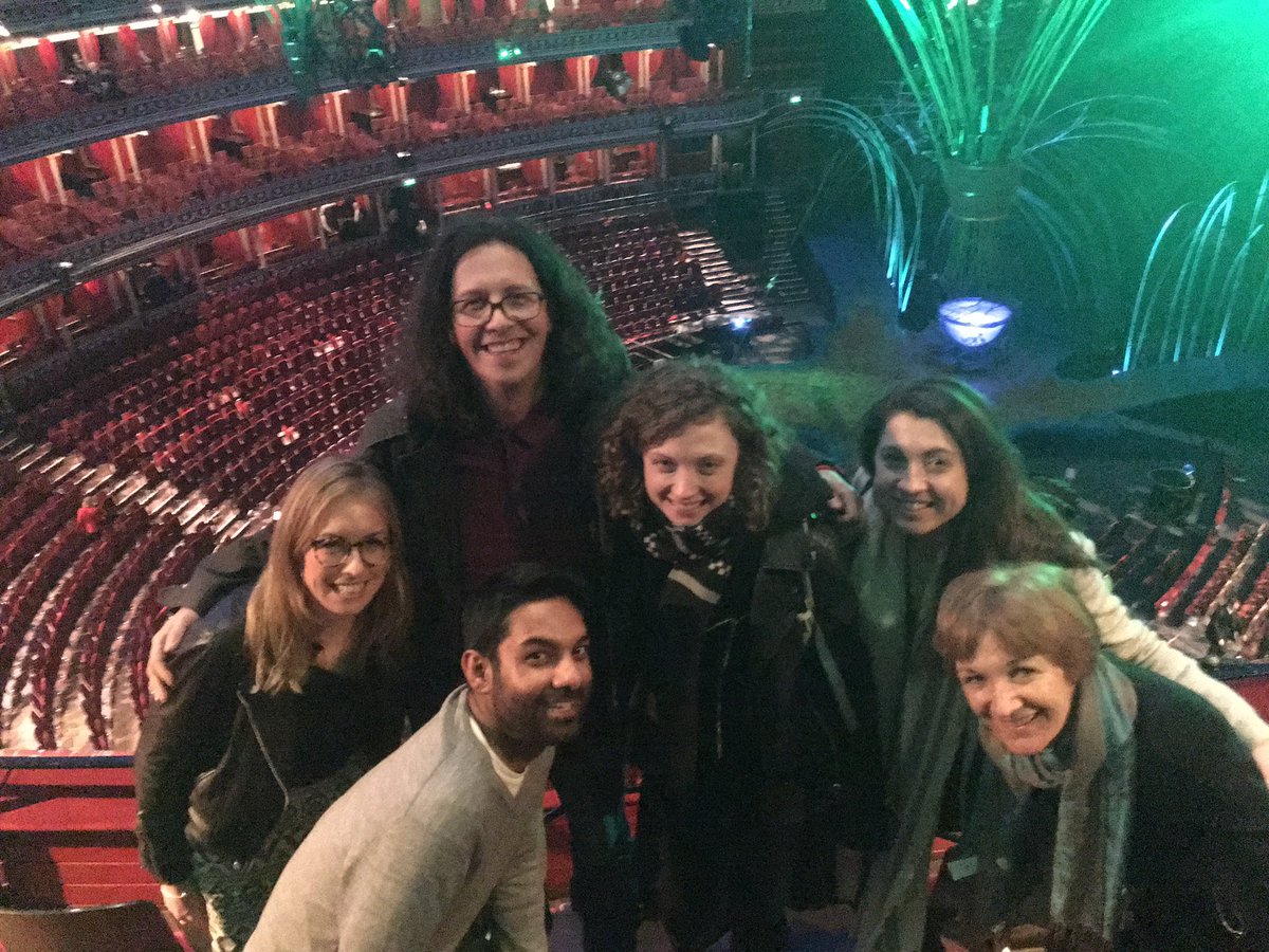 BCorpUK's tweet photo. Amazing B Lab UK team night out at @RoyalAlbertHall for @Cirque, all in honour of the wondrous @CharlotteSewel3 (+ #SnakeyB @charmianlove) https://t.co/ZCL6zqCzAu