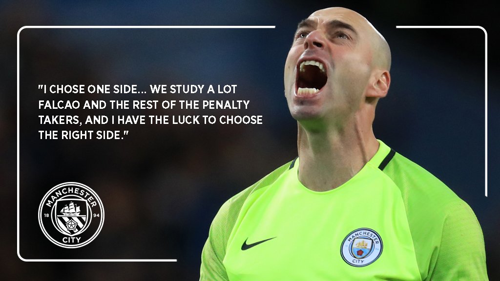 ManCity's tweet image. 🙌 @willy_caballero