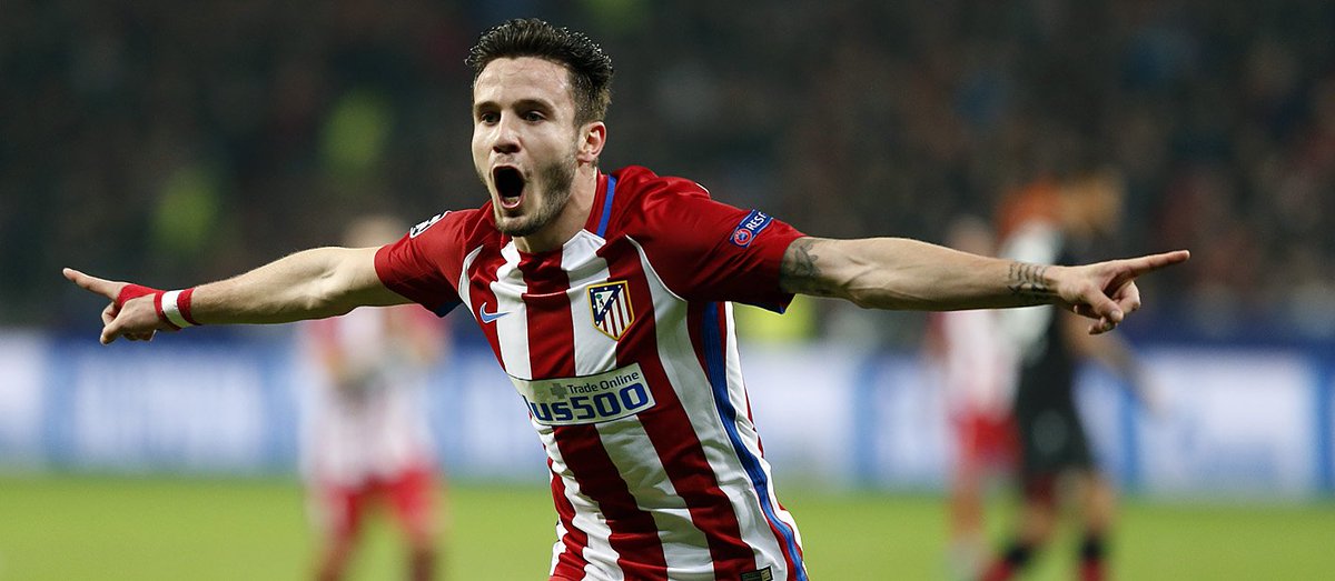 Atleti's tweet photo. ⚽️ @Saulniguez marcó su 5️⃣ gol en la @LigadeCampeones, ¡una competición que se le da muy bien!
¡Bravo! 👏
#AúpaAtleti #B04Atleti https://t.co/xQBWR0s9Gx