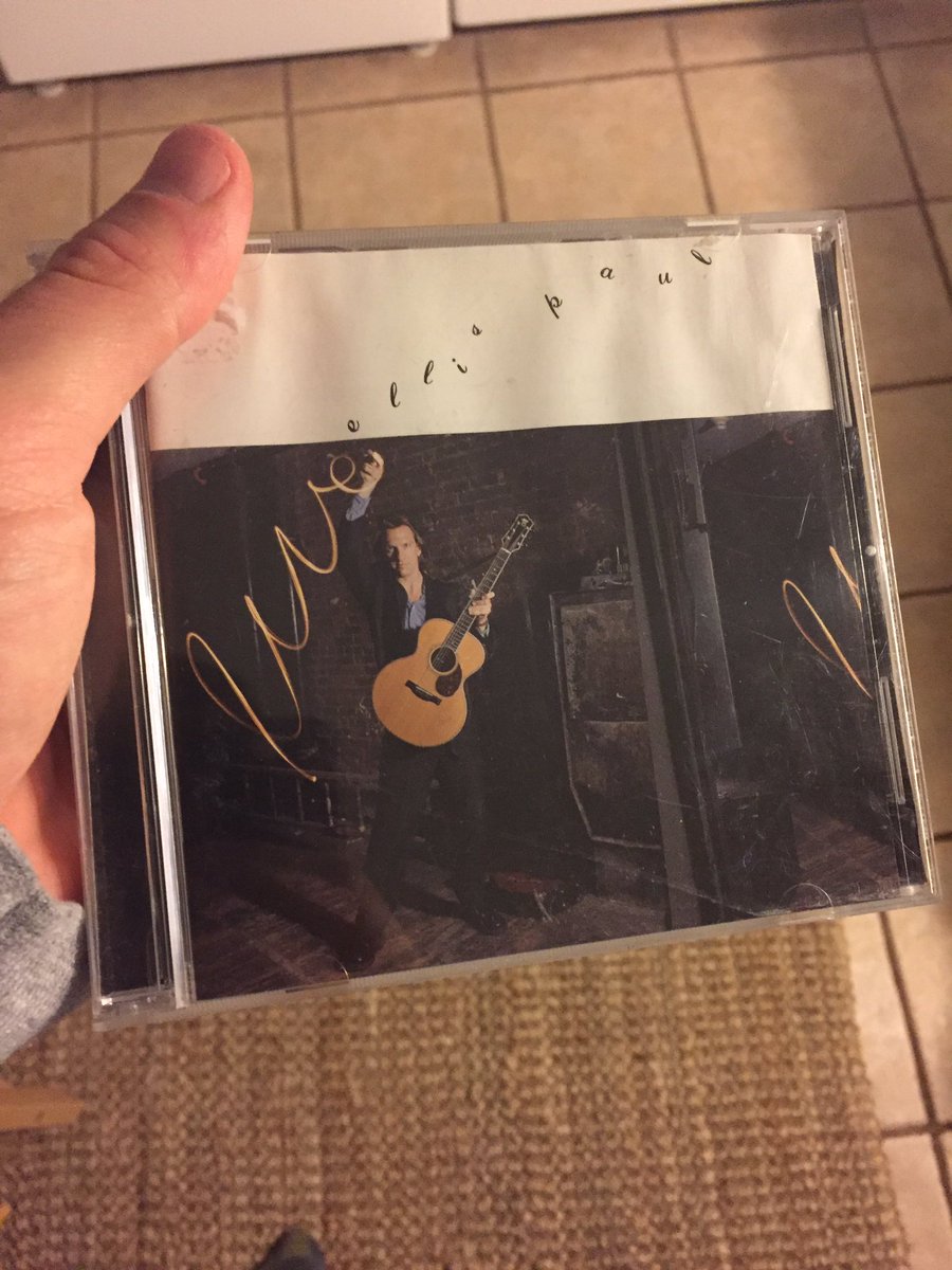 JDKistler's tweet photo. I got this old @ellispaulsongs cd in the mail today.  Seriously one of my favorites!! https://t.co/SzPLroYuvT