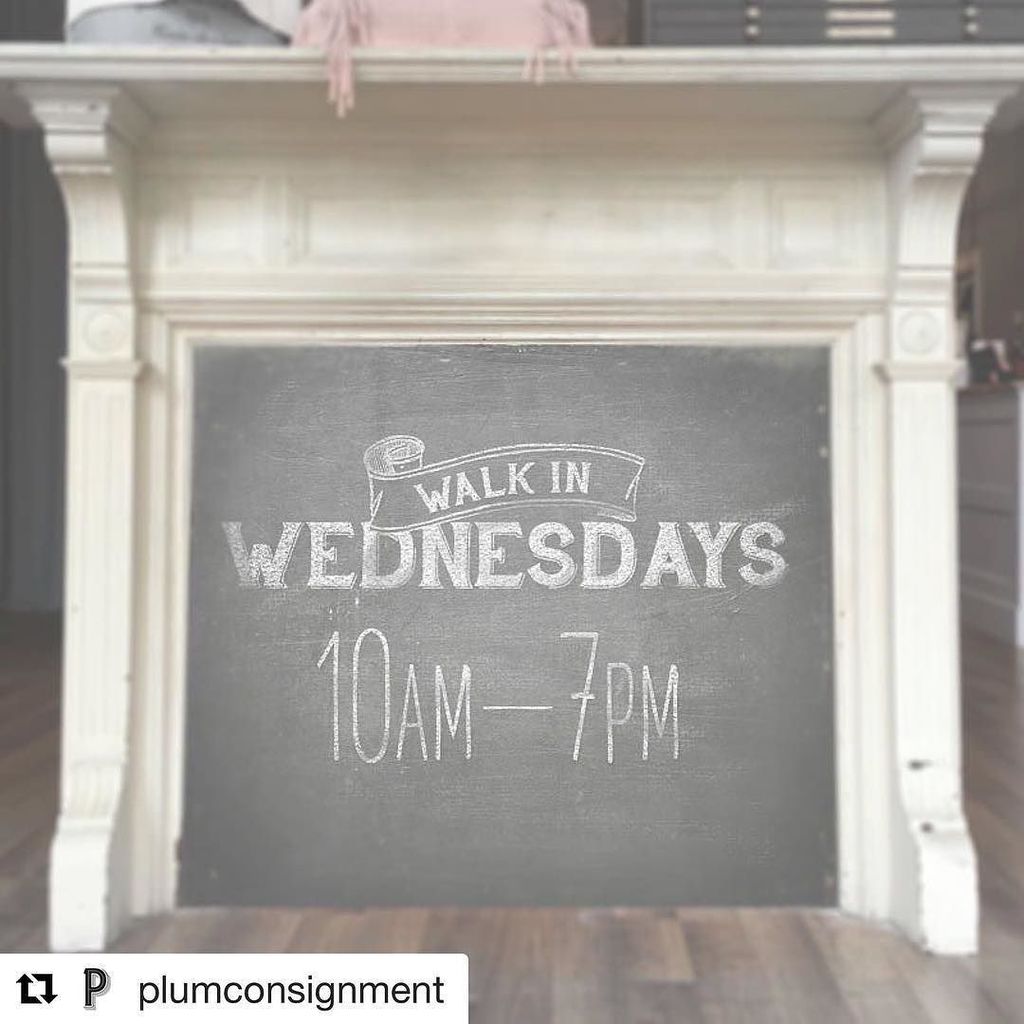 #Repost <a href="/plumconsignment/">Plum</a> with <a href="/repostapp/">Repost</a>
・・・
Bring us 20 or fewer items to 👀through while you shop. We'll consign w…