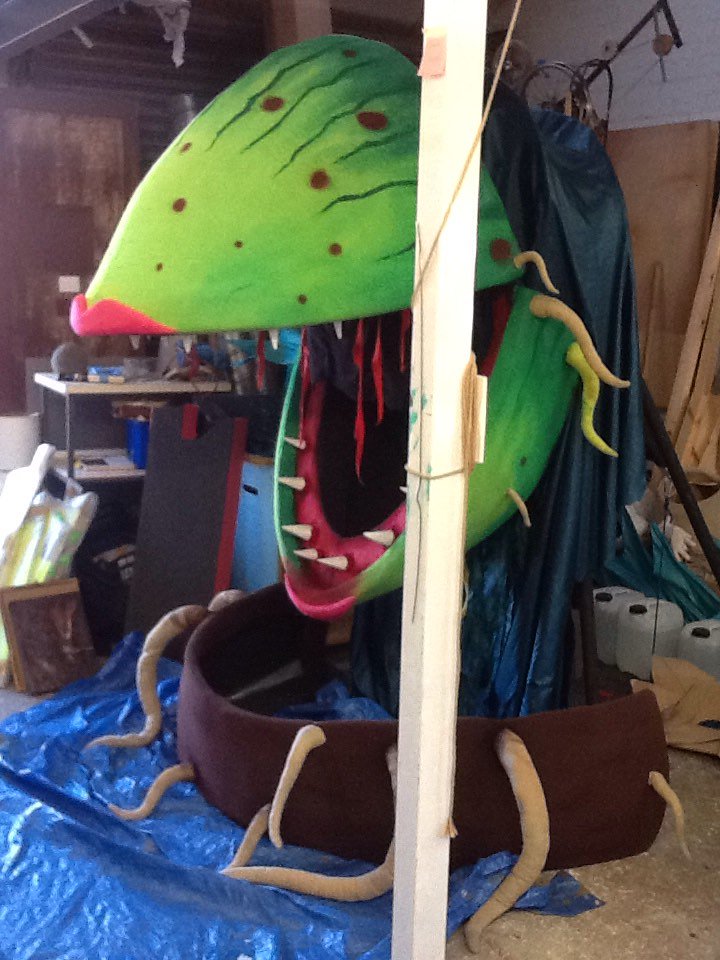 We are open for business! Rent our unique and highly animated #audreyii #littleshopofhorrors UK #musical #feedme