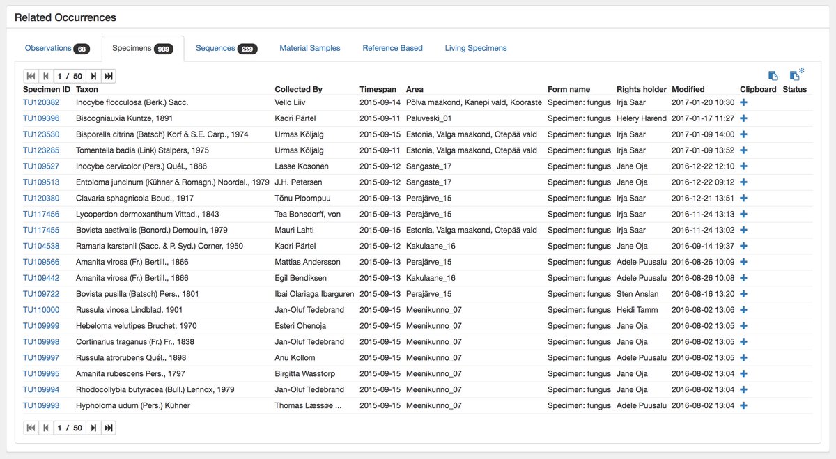 plutof_platform's tweet photo. Project #DataManagement in PlutoF. Link #workgroup #area #form #observation #specimen #sequence #materialsample #livingspecimens #statistics https://t.co/RmLzILHxfF