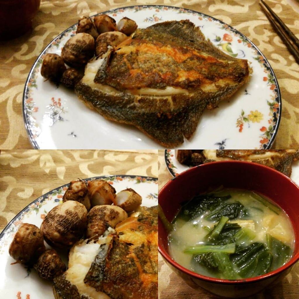 カレイのバター焼き