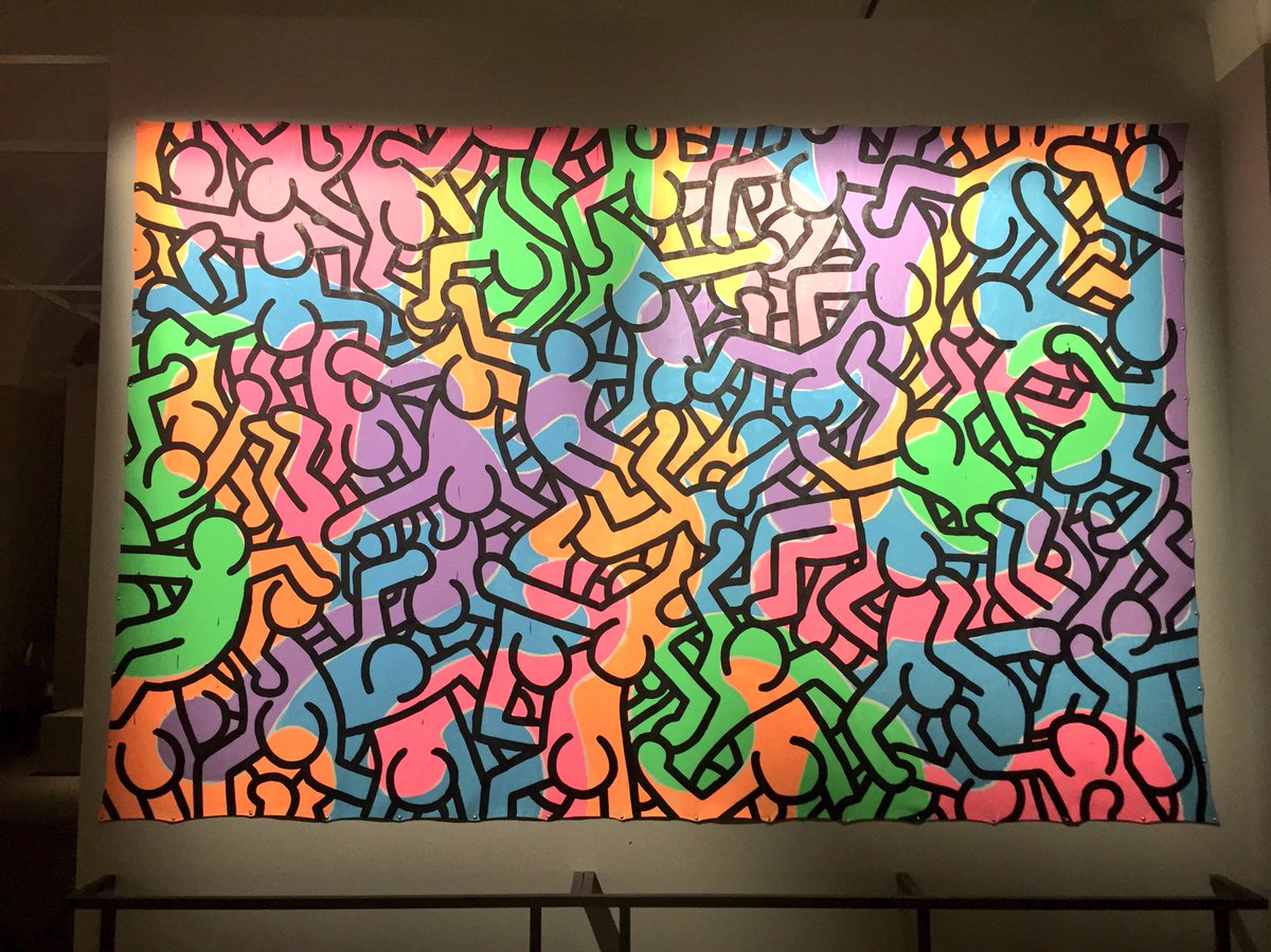 Keith Haring 'About Art' expo in Milano Italy. If you are in the area: go see. Beautiful :) Glad I could be there!